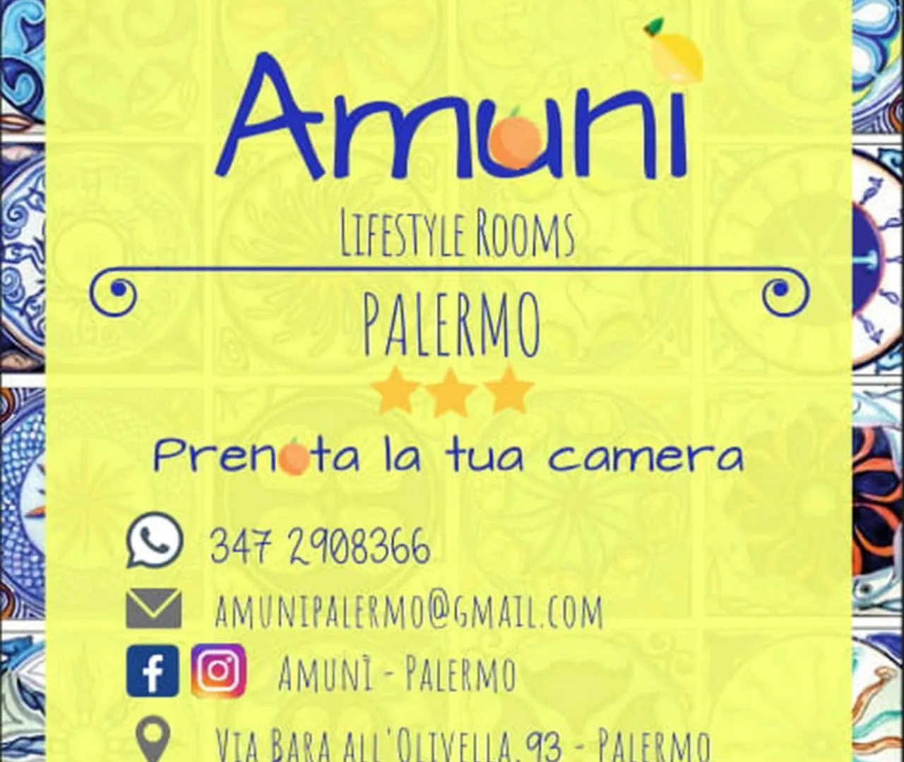 Amuni - Palermo Bed & Breakfast 0*,  Italy